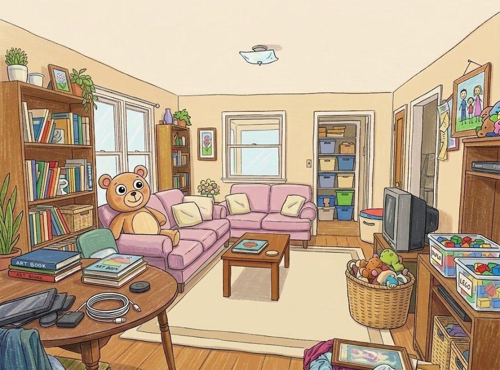Chambre après rangement